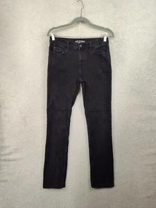Arizona Jean Boys Jeans 16 Black Cotton Blend Straight Leg Flex Skinny Fit Denim - Picture 1 of 21