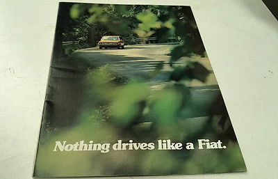 Fiat Range 1978 folleto de ventas original 124 Spider X1/9 128 131 Foto 1 de 4