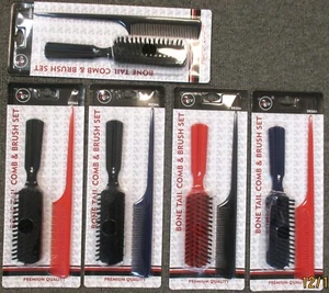 Farbe wählbar --- 7,5" HAARBÜRSTE & 8,5" KAMM SET COMBO SET - BR56A - Bild 1 von 7