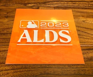 2023 ALDS Game Used Locker Room Plate Astros vs Twins 6"x6" Advance to ALCS - Picture 1 of 3