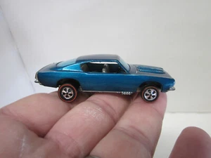 HOT WHEELS REDLINE CUSTOM BARRACUDA * AQUA COLOR * NEAR MINT CAR ! - Picture 1 of 10