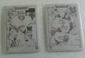 Scott Darling 2017/18 Upper Deck Compendium #646 1 OF 1 PRINTING PLATE BLACK - Picture 1 of 2