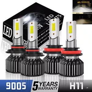 9005 H11 LED Headlight Bulbs Kit CSP For Subaru Forester Sport Utility 2009-2018 - Bild 1 von 13