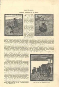 Urashima A Japanese Rip Van Winkle 1886 Woodcut Engravings Illustrated Article - Bild 1 von 1