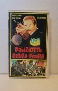 POLIZIOTTO SENZA PAURA ( MAURIZIO MERLI - STELVIO MASSI -1978 ) VHS Vtg Italy - Picture 1 of 3