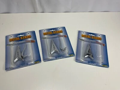 Soportes modelo avión Gemini Jets 1:250 GJSTD888 metal cromado fundido a presión. Lote de 3. Foto 1 de 4