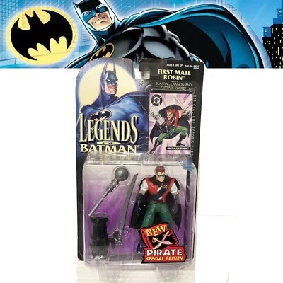 Legends of Batman Pirate First Mate Robin MOC Kenner 1996 DC Comics - Image 1 of 3