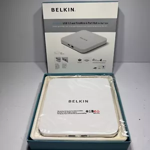 Belkin Hi-Speed USB 2.0 and Firewire 6-Port Hub for Mac Mini F5U507 - Picture 1 of 10