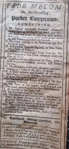 The Necessary Pocket Companion (Vade Mecum) -  1730 - Picture 1 of 24