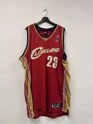 Camiseta de baloncesto Cleveland Cavaliers para hombre 3XL roja NBA LeBron James 23 Reebok Foto 1 de 4