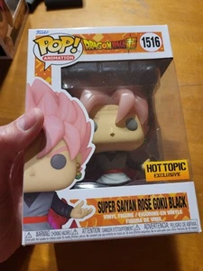 Funko Pop Dragon Ball Super Saiyan Rose Goku Black #1516 HOT TOPIC GITD LESEN - Bild 1 von 12