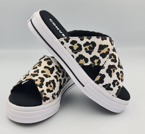 Sandali da donna Converse Sliders One Star Platform stampa animalier taglia UK 5