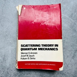 Scattering Theory in Quantum Mechanics Paperback Book Werner O. Amrein 1977 - Picture 1 of 11