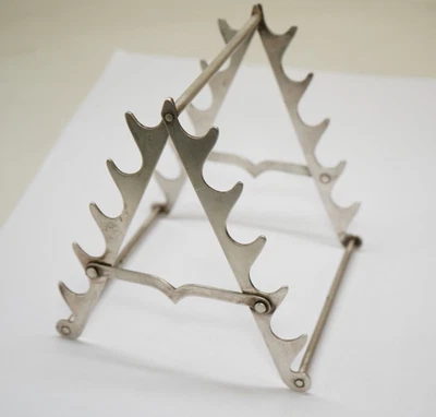 Antico supporto per penna a penna in argento sterling - supporto per penna - marcato - Immagine 1 di 4