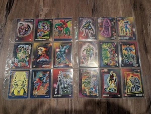 1990's Marvel And DC Card - Lot Of 18 Cards - Picture 1 of 13