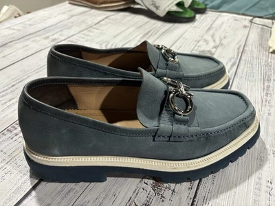 Mens Salvatore Ferragamo Shoes Sz 7 EEE Loafers Suede GREAT Condition 0513 - Image 1 of 4