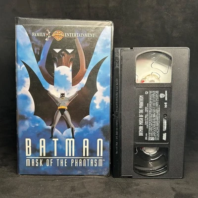 Batman - Mask of the Phantasm VHS Cassette Tape 1994 Clamshell Animated Tested - Image 1 of 2
