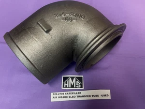 124-2708 CATEPILLER    AIR INTAKE ELBO TRANSFER TUBE  - USED  1242708 - Picture 1 of 4