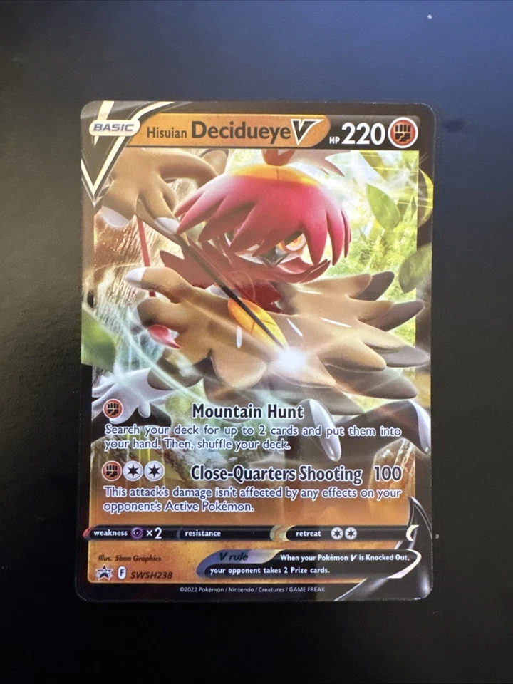 Hisuian Decidueye V SWSH238 SWSH: Sword & Shield Promo Cards Holo - Image 1 of 2