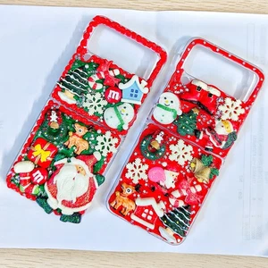 For Galaxy Z Flip 7/Z Flip6/Z Flip4/Z Flip5 Case Cartoon Xmas Halloween Case - Picture 1 of 20