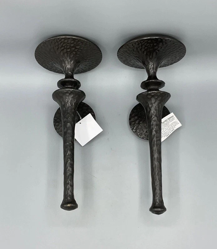 Nuevo Aplique Vela Cerámica Granero Sevilla Montaje en Pared Granja, Juego de 2 Foto 1 de 4