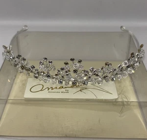 Amanda Wyatt Bridal Tiara Crystal Headband 2005 Wedding Hair Vine Boxed - Picture 1 of 12