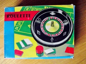 1950s Vintage Roulette Game, Complete Set, Made in Hong Kong - Fair Condition - Picture 1 of 13