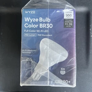Bulb Color, BR30 Wi-Fi Smart Bulb, E26 Base, 75W Equivalent 950 Lumens 2 BULBS - Picture 1 of 4