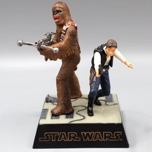 Han Solo Chewbacca Star Wars Diorama Figure Japan ZB699 - Picture 1 of 7
