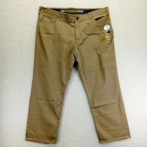 Lee Extreme Motion MVP Men's Khaki Straight Fit Pants Sz 48x30 - Picture 1 of 8