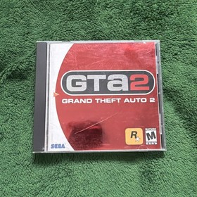 Grand Theft Auto 2 (Sega Dreamcast, 2000) Case And Manual Only No Game