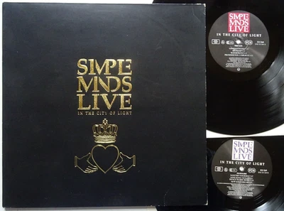 2LP: Simple Minds: Live In The City Of Light (Virgin – 303 067-420) - Image 1 of 3