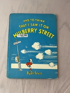 1937 And to Think That I Saw It on Mulberry Street Dr. Seuss 1st Ed. 16th Print - Picture 1 of 24