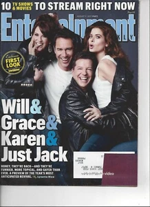ENTERTAINMENT WEEKLY August 11 2017 Will and Grace Karen and Just Jack - Picture 1 of 1