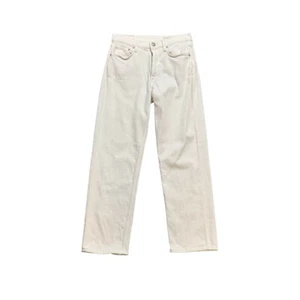 Rag & Bone Jeans Women 26 Optic White Harlow High Rise Straight Mid Rise Stretch - Picture 1 of 9