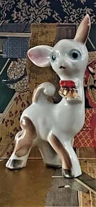 Deer Salt or Pepper Shakers, Japan Norcrest Fine China Vintage Fawn Deer - Picture 1 of 5
