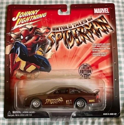 Johnny Lightning UNTOLD TALES OF SPIDER-MAN 97 Ford Taurus 1:43 SCALE Stock Car - Image 1 of 4