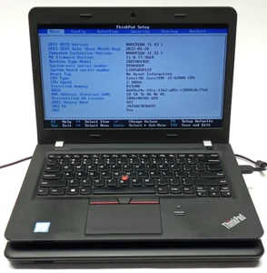 Lot of 2 Lenovo ThinkPad E460 14" i5-6200u@2.30GHz 8GB RAM No HDD No OS CB867* - Picture 1 of 11