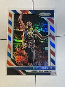 Kevin Durant 2018-19 Panini Prizm Red White Blue Prizm SP #252 Warriors