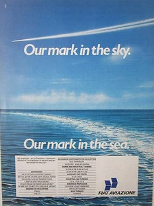 11/1988 PUB FIAT AVIAZIONE CIVIL MILITARY AERO ENGINES TURBINEN APU ORIGINAL ANZEIGE - Bild 1 von 1