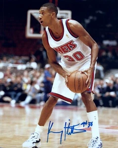 KERRY KITTLES Autograph Signed 8x10 Photo #4 NBA STAR NETS CLIPPERS - Picture 1 of 2