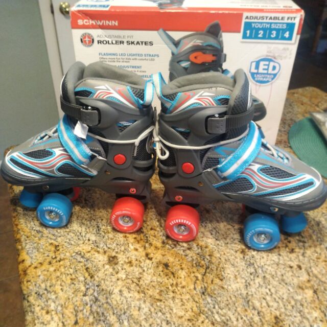 Patins Infantil Menina Quad Roller Skate Ajustável 4 Rodas