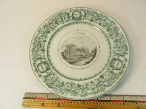 J. Vieillard Bordeaux Chateau Ducra Beaucaillou 8 3/4 in plato de ensalada uva vides - Imagen 1 de 6