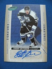 2005/06 Hockey Parkhurst Signature Authentic Evgeny Artyukhim Lighting #EA NHL
