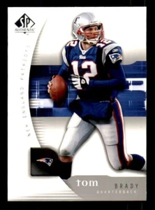 2005 SP Authentic #50 Tom Brady Patriots Early Years Base card - Picture 1 of 2