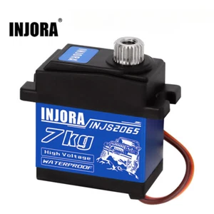 INJORA 7KG Digital Wasserdicht Hoch Spannung Sub-Micro Schalt Servo für 1/10 RC - Picture 1 of 8