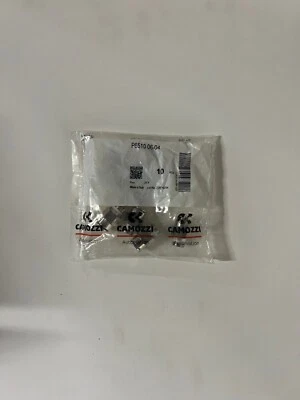 Qty 10 Camozzi P6510 06-04 P65100604 Tube Adapter Fitting NEW NIB - LOT OF 10 - Image 1 of 3