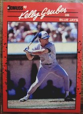 1990 Donruss baseball card Kelly Gruber #113 
