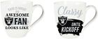 Raiders Las Vegas Oakland NFL Cup O'Java Ceramic Coffee Cup Mug Set 17 oz