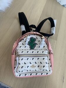Coach Mini Charlie Backpack In Butterfly Print Thunder Backpack F59330 $295+TAX